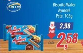 Biscoito Wafer Aymoré Pcte. 105g