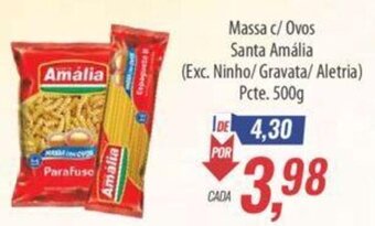 Massa c/ Ovos Santa Amália pcte. 500g