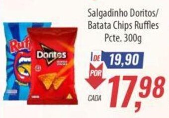 Salgadinho Doritos/ Batata Chips Ruffles Pcte. 300g