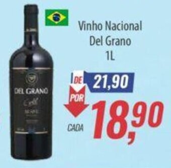 Supermercados BH Vinho Nacional Del Grano 1L oferta