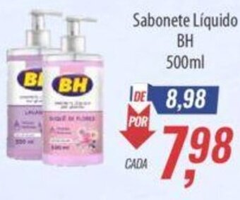 Supermercados BH Sabonete Líquido BH 500ml oferta