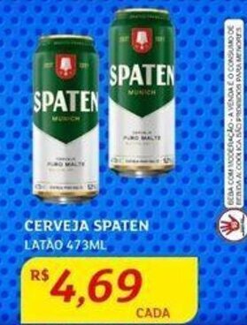 Assaí Atacadista CERVEJA SPATEN LATÃO 473ML oferta