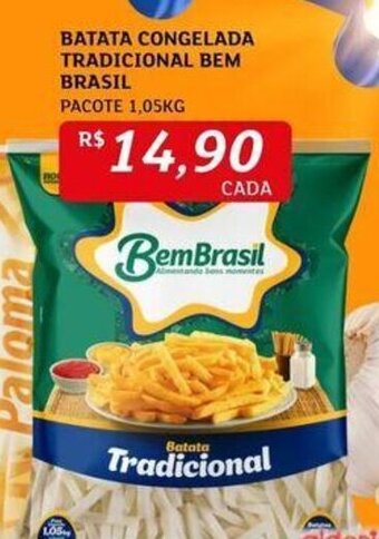 Assaí Atacadista BATATA CONGELADA TRADICIONAL BEM BRASIL PACOTE 1,05KG oferta