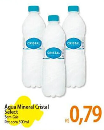 Atacadão Água Mineral Cristal Select Pet com 500ml oferta