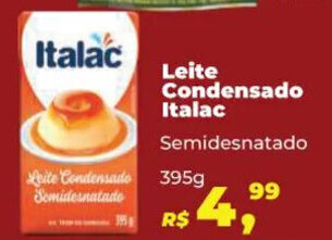 Camiño supermercados Leite Condensado Italac Semidesnatado 395g oferta