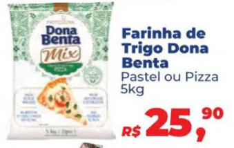 Farinha de Trigo Dona Benta Pastel ou Pizza 5kg