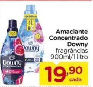 Carrefour Amaciante Concentrado Downy fragrâncias 900ml/1 litro oferta