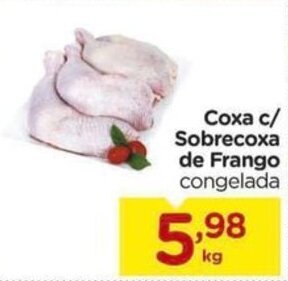 Carrefour Coxa c/ Sobrecoxa de Frango congelada oferta