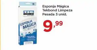 Esponja Mágica Tekbond Limpeza Pesada 3 unid.