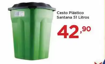 Cestso Plástico Santana 51L