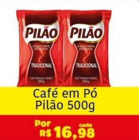 Royal Supermercados Café em Pó Pilão 500g oferta