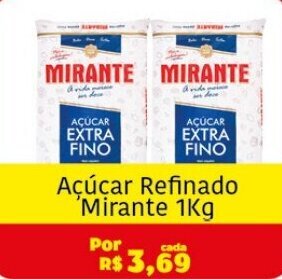 Royal Supermercados Açúcar Refinado 'Mirante 1Kg oferta