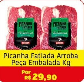 Picanha Fatiada Arroba Peça Embalada Kg