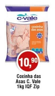 Coxinha das Asas C. Vale 1kg IQF Zip