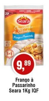 Royal Supermercados Frango à Passarinho Seara 1Kg IQF oferta