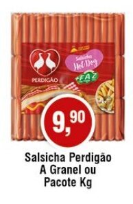 Royal Supermercados Salsicha Perdigão A Granel ou Pacote Kg oferta
