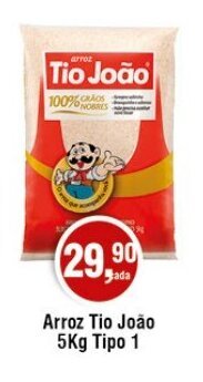 Royal Supermercados Arroz Tio João 5Kg Tipo 1 oferta