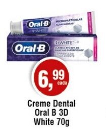 Creme Dental Oral B 3D White 70g