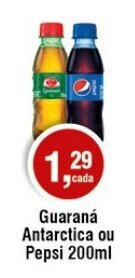 Royal Supermercados Guaraná Antarctica ou Pepsi 200ml oferta