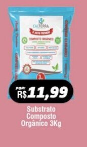 Substrato Composto Orgânico 3Kg