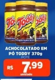 ACHOCOLATADO EM PÓ TODDY 370g