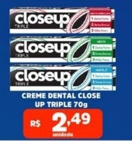 CREME DENTAL CLOSE UP TRIPLE 70g