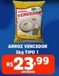 Supermercados Correia ARROZ VENCEDOR 5kg TIPO 1 oferta