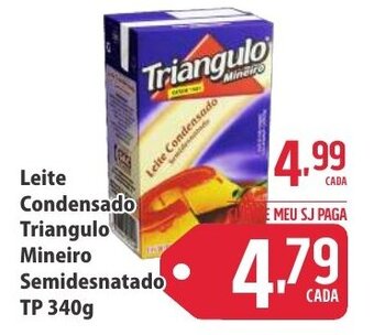Leite Condensado Triangulo Mineiro Semidesnatado TP 340g