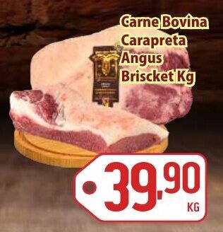 Sj Supermercados Carne Bovina Carapreta Angus Briscket Kg oferta