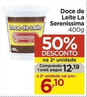 Carrefour Doce de Leite La Serenissima 400g oferta