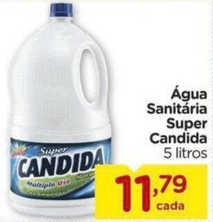 Água Sanitária Super Candida 5 litros