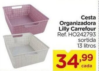 Cesta Organizadora Lilly Carrefour Ref. HO242793