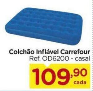 Carrefour Colchão Inflável Carrefour Ref. OD6200 - casal oferta
