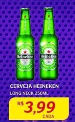 Assaí Atacadista CERVEJA HEINEKEN LONG NECK 250ML oferta