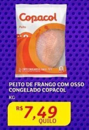 Assaí Atacadista PEITO DE FRANGO COM OSSO CONGELADO COPACOL KG oferta