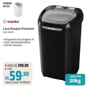 Wanke Lava Roupas Premium Cód: 42472