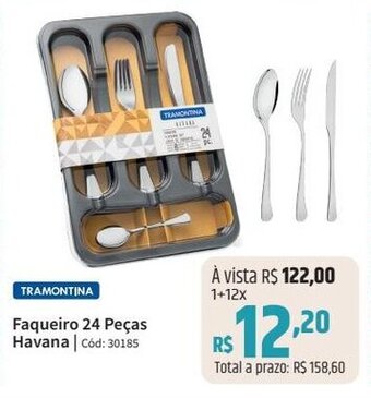 Deltasul TRAMONTINA Faqueiro 24 Peças Havana | Cód: 30185 oferta