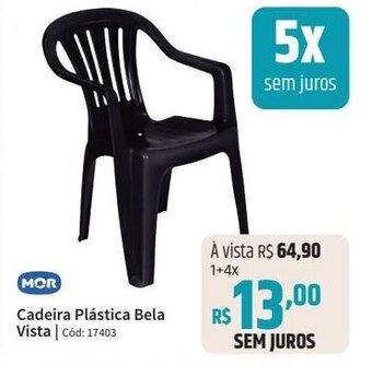 Deltasul MOR Cadeira Plástica Bela Vista Cód: 17403 oferta