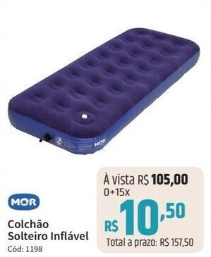 Deltasul MOR Colchão Solteiro Inflável oferta
