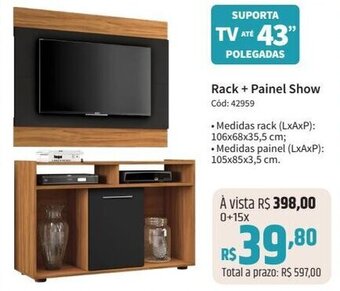 Deltasul Rack + Painel Show oferta