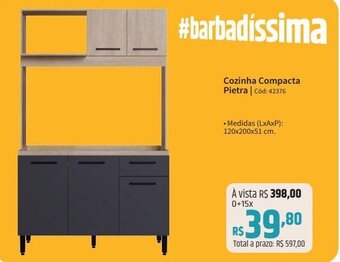 Deltasul Cozinha Compacta Pietra | Cód: 42376 oferta