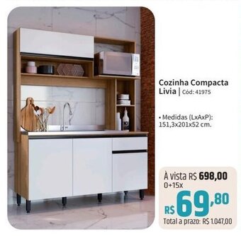 Deltasul Cozinha Compacta Livia Cód:41975 oferta