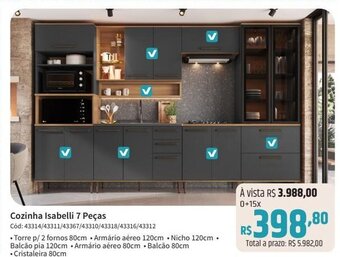 Deltasul Cozinha Isabelli 7 Peças oferta