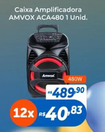 Atakarejo Caixa Amplificadora AMVOX ACA480 1 Unid. oferta
