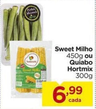 Carrefour Sweet Milho 450g ou Quiabo Hortmix 300g oferta