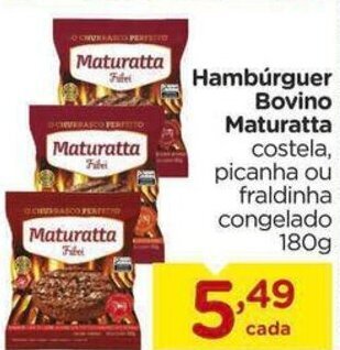 Carrefour Hambúrguer Bovino Maturatta 180g oferta