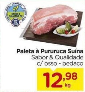 Carrefour Paleta à Pururuca Suína Sabor & Qualidade c/osso - pedaço oferta