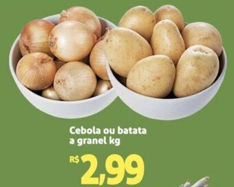 Extra Supermercado Cebola ou batata a granel kg oferta