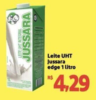 Extra Supermercado Leite UHT Jussara edge 1 litro oferta