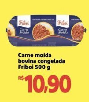 Extra Supermercado Carne moída bovina congelada Friboi 500 g oferta